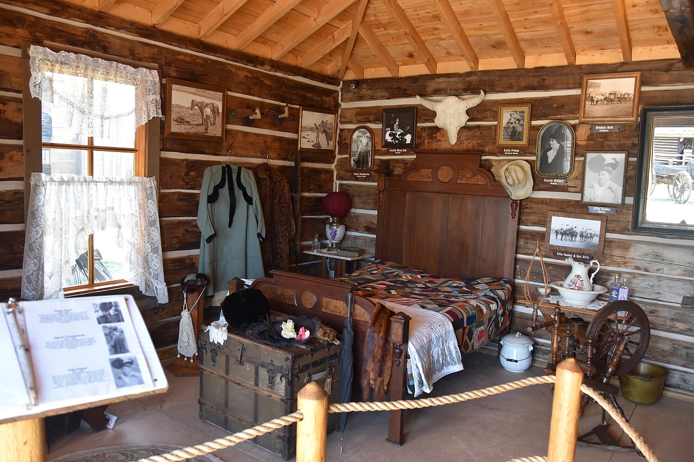1800s authentic Old West cabin Wyoming