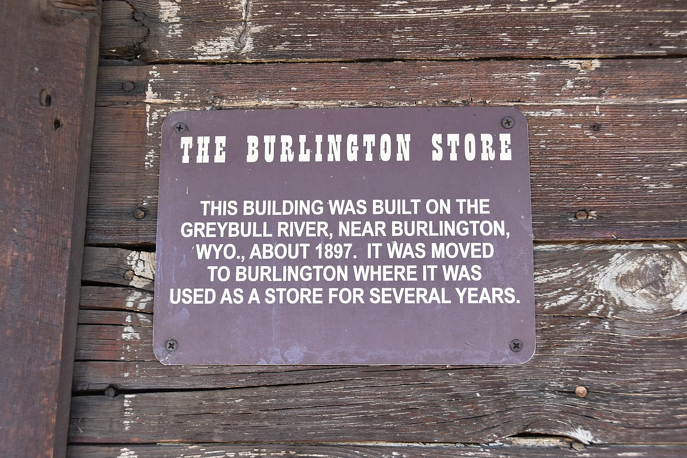 Burlington store label