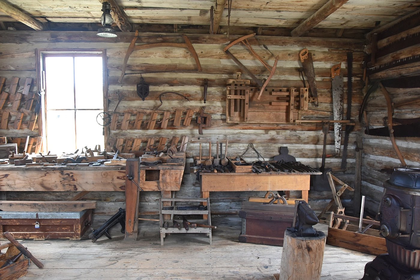 Carpenters shop interior