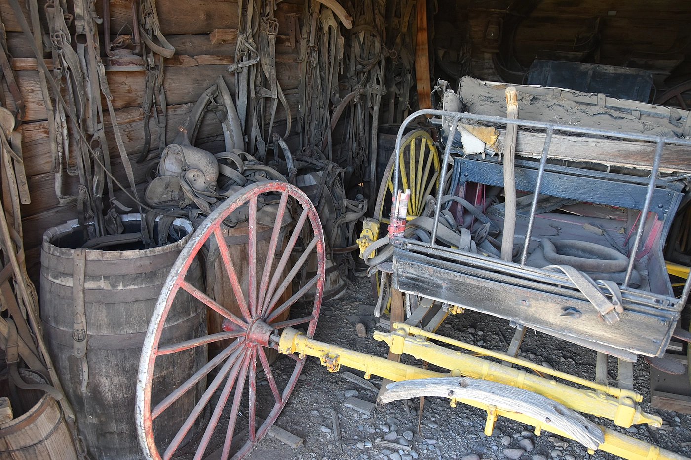 Carriage repair for museums objects involves doing as little alterations as possible