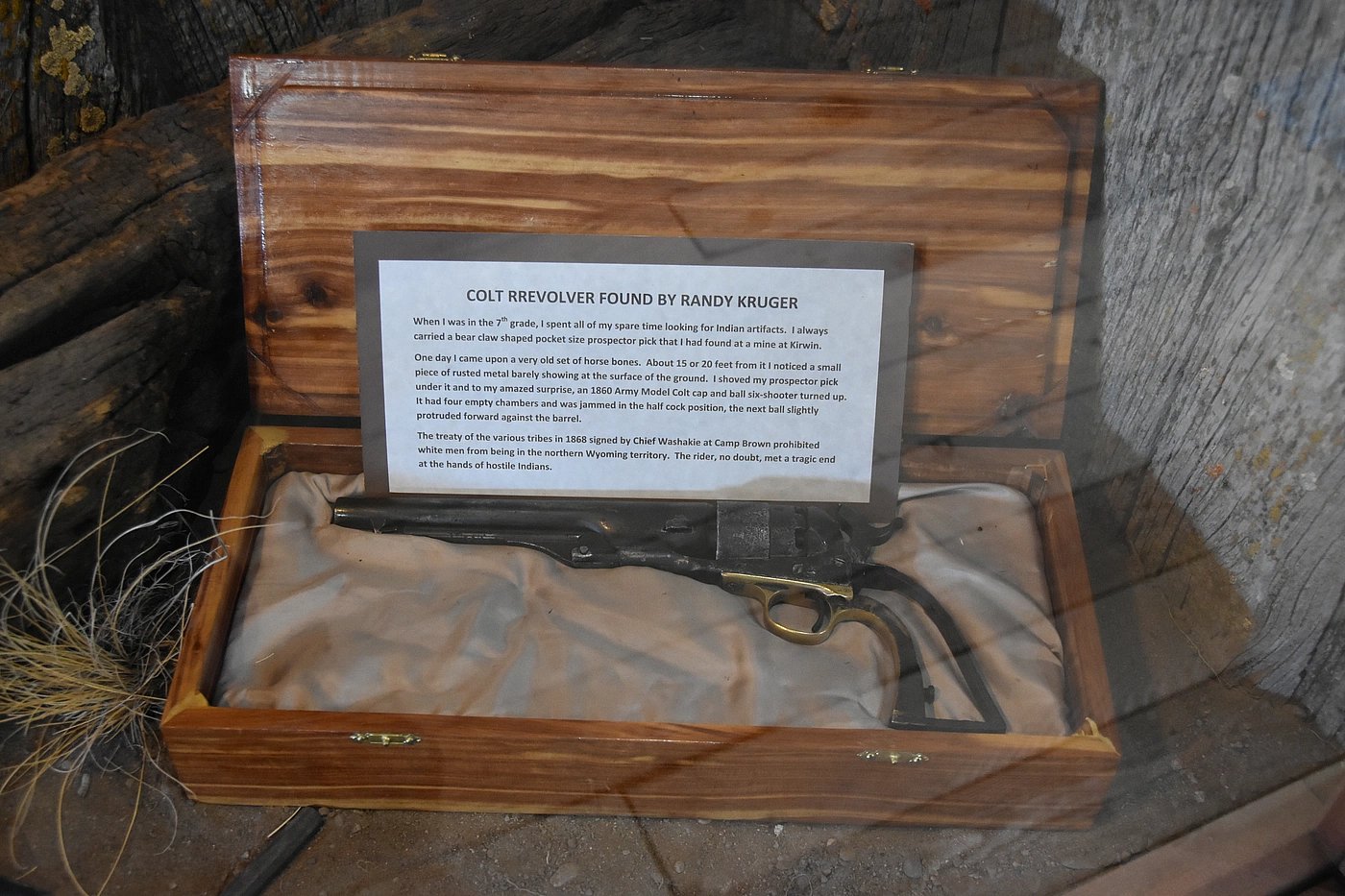 Colt Revolver found in Northern Wyoming