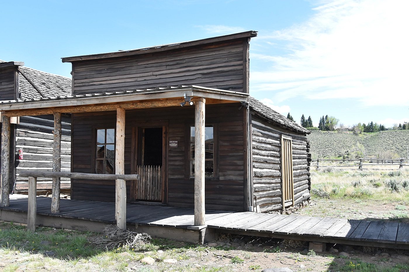 Exterior of 1885 Bonanza Territory Wyoming Post office