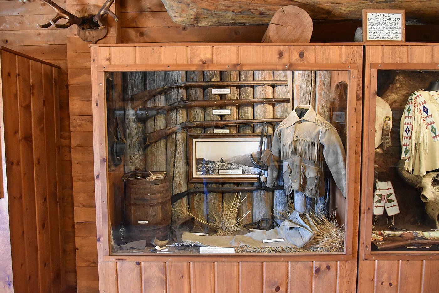 Firearms and clothing at the Museum of the Old West Cody WY
