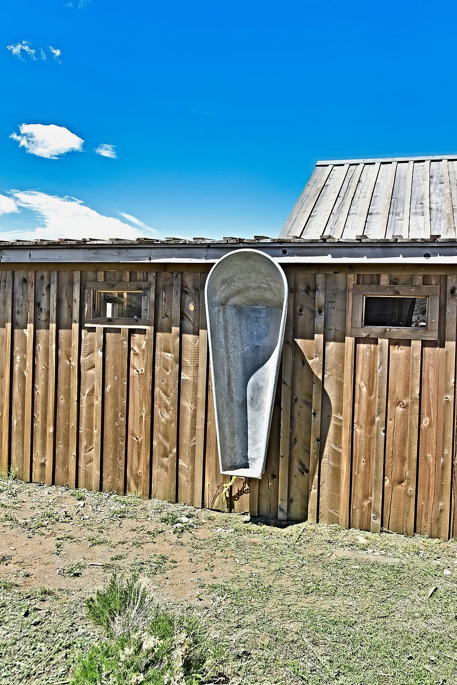 Giant antique urinal from the Old West