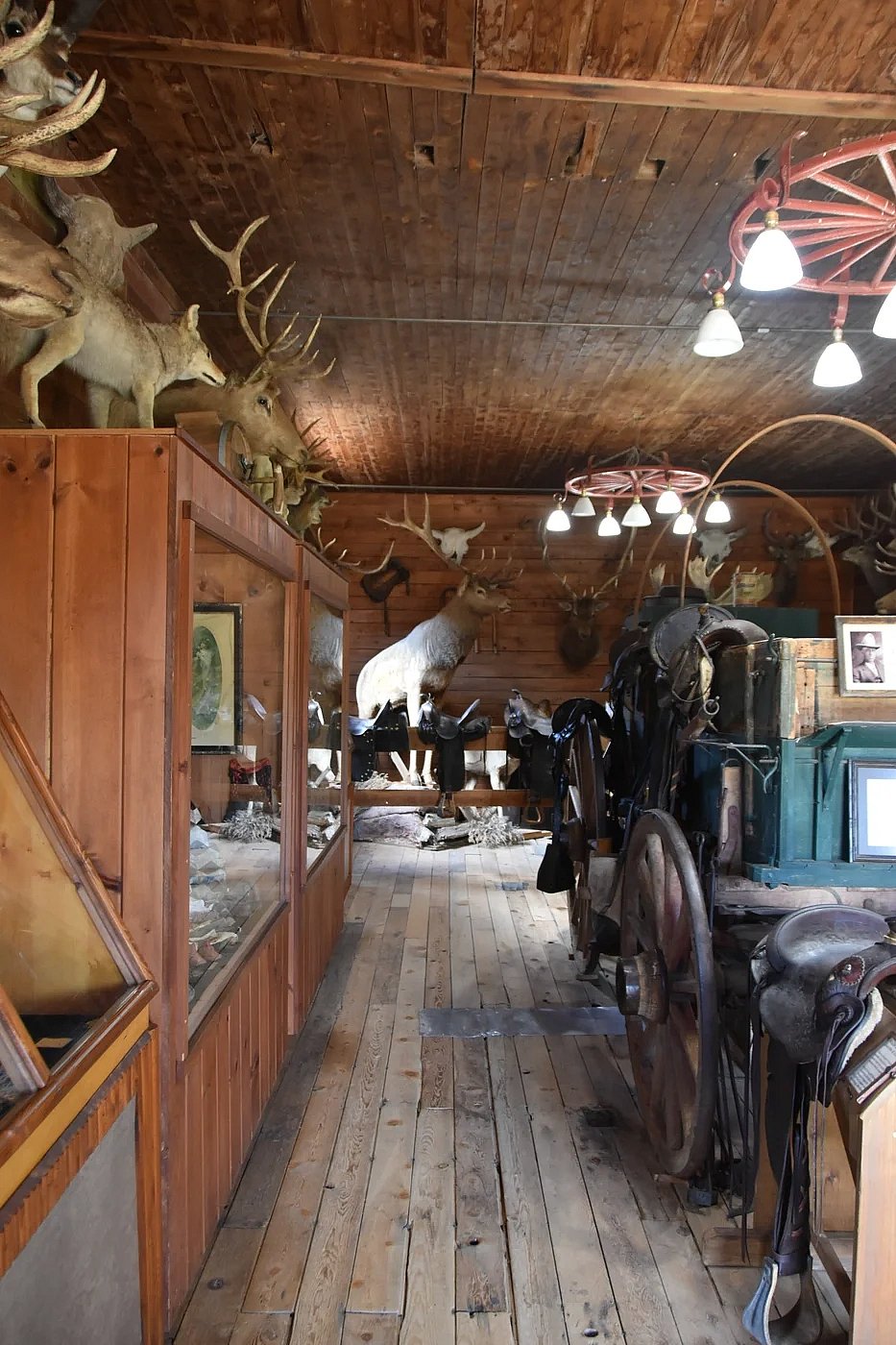 Inside the Burlington Store at Old Trail Town