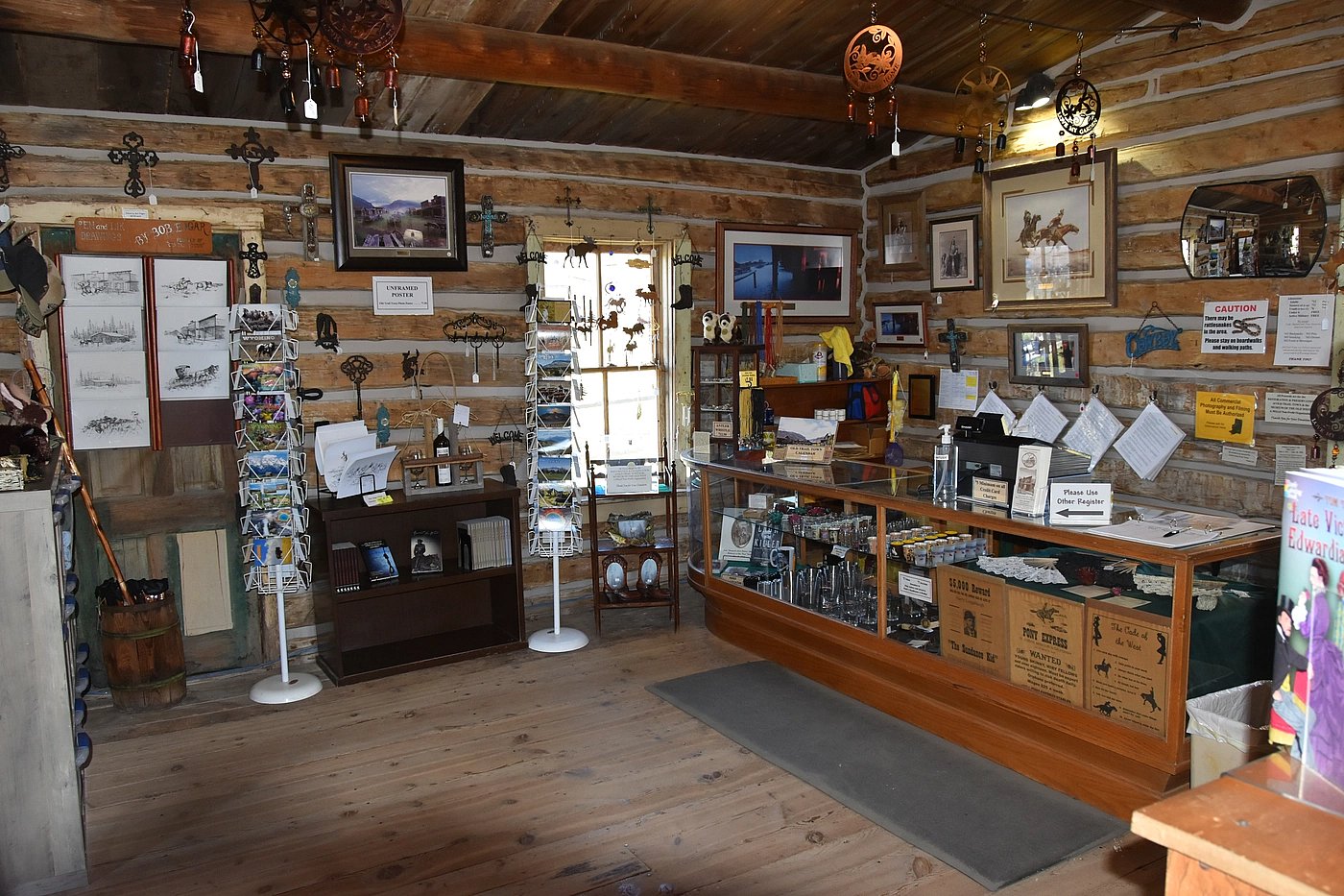 Inside the Marquette cabin