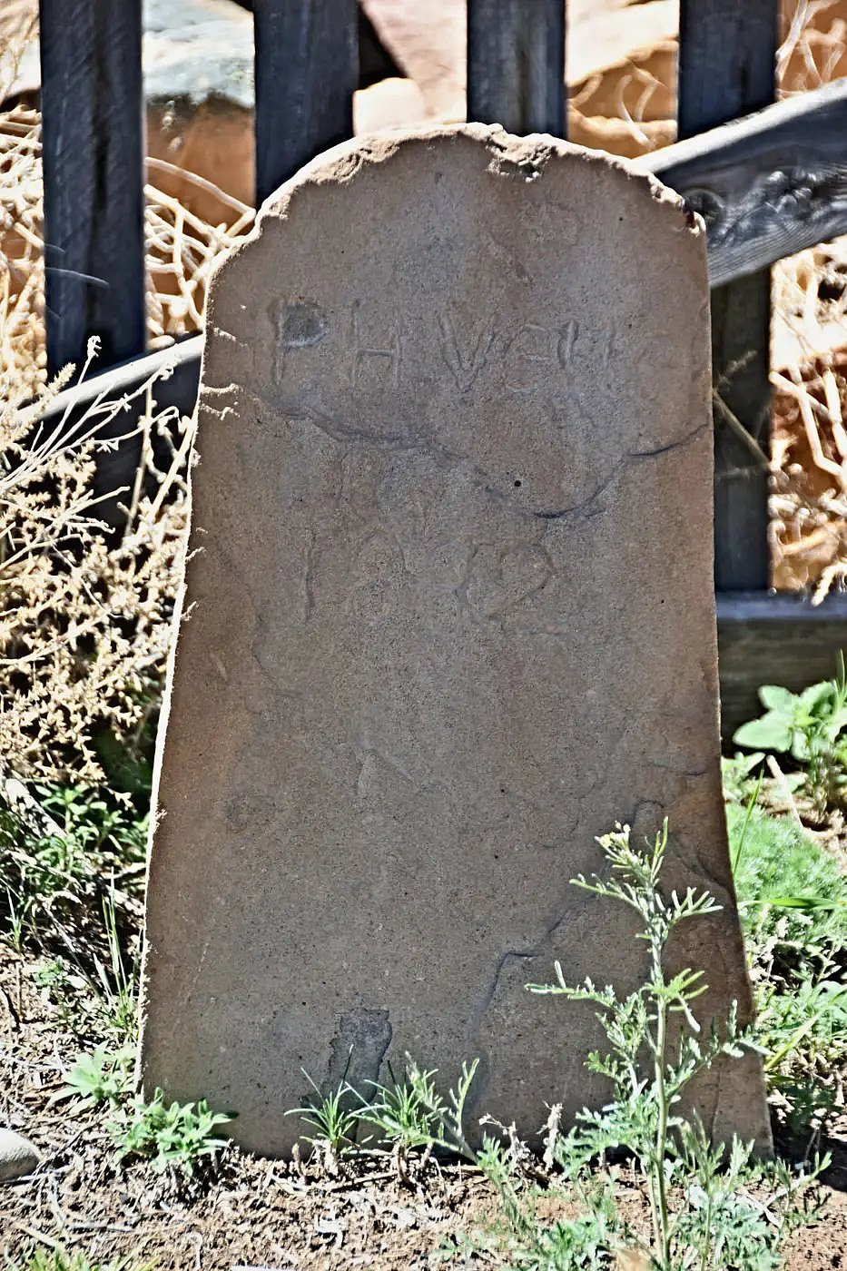 Phillip Vetter grave at Old Trail Town