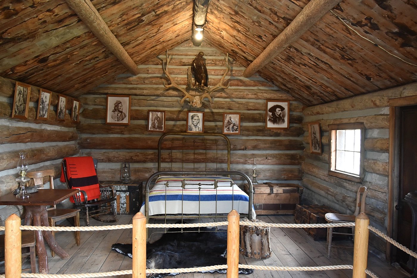 Real old west cabin museum