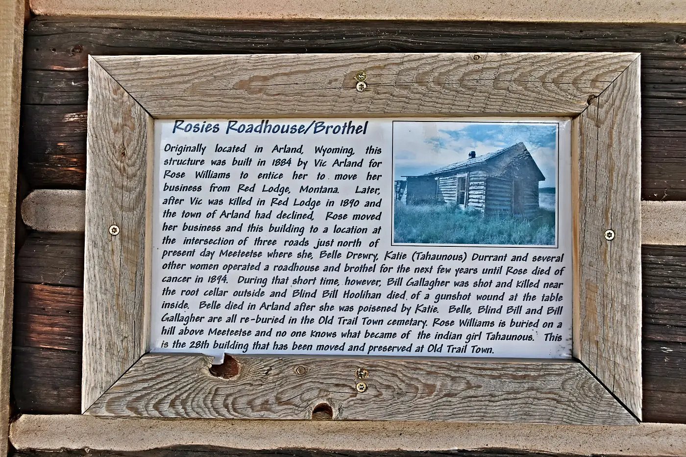 Rosies Sign