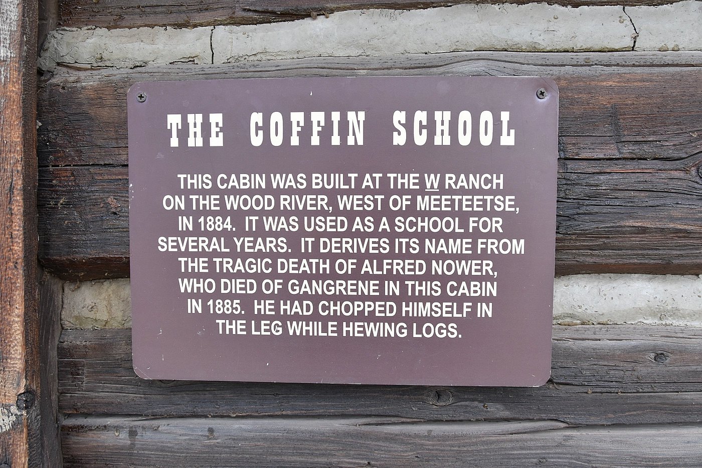 The Coffin School label