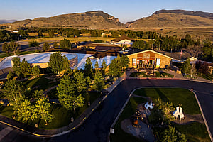 Buffalo Bill Center of the West aerial view