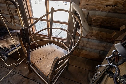 A classic western chair from the old west