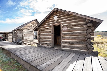 Old trail town cabins