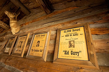 Western heros and legends are featured on the walls