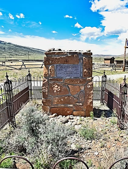 Jack Stillwell grave from Old Trail Town